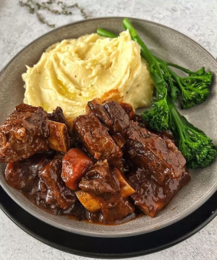 Oxtail with Mash