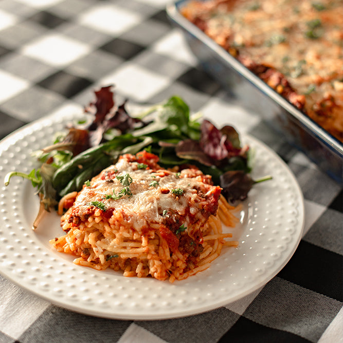 Italian Mince & Spaghetti Bake ~ 350g